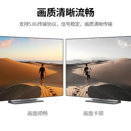 绿联企业级HDMI+VGA双接口无线投屏器