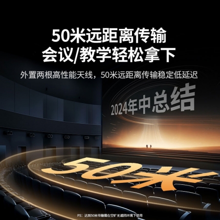 绿联USB+Type-C双接口 企业级无线投屏器