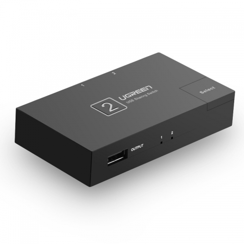 绿联USB打印机共享器2口切换器