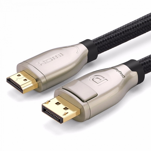 绿联dp转hdmi，4K高清HDMI2.0视频转换线