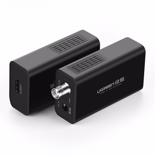 绿联HDMI转SDI转换器，高清监控器HDMI信号转3G/SD/HD-SDI