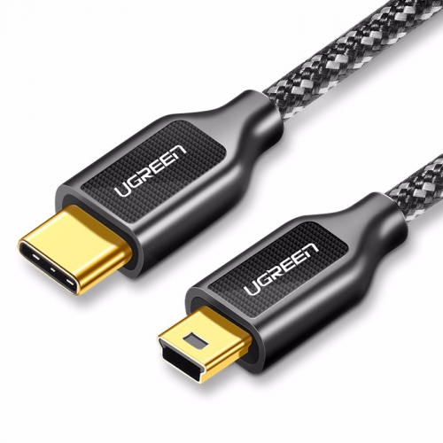 绿联Type-C转mini usb数据线，苹果MacBook连接相机硬盘数据线