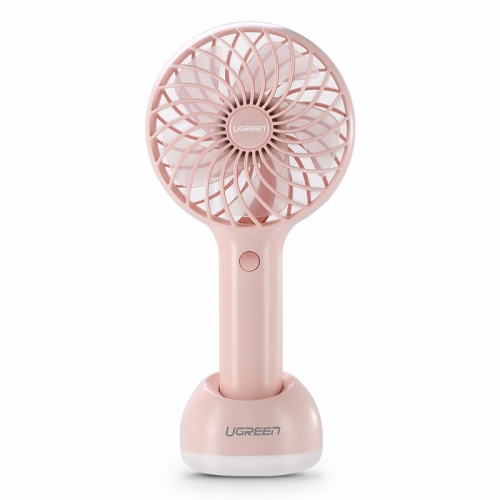 绿联手持桌面小风扇，夏天办公户外便携USB充电风扇