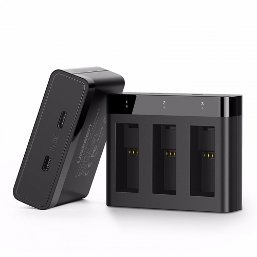 绿联GoPro4电池充电器，Hero5/6通用座充