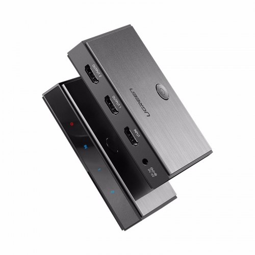 绿联HDMI一进二出分配器