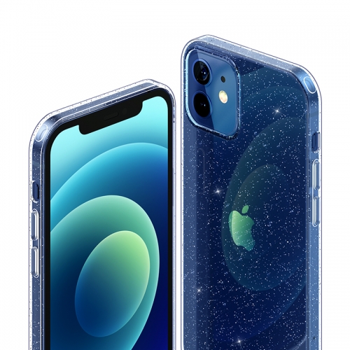 绿联iPhone12闪粉手机壳