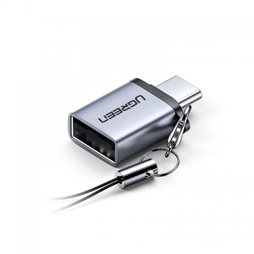 绿联Type-C转USB OTG转接头 电脑手机通用